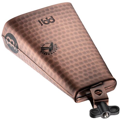 Image 2 - Meinl Percussion 8" Hammered Cowbell, Hand brushed copper, Timbales Cowbell Big Mouth - STB80BHH-C